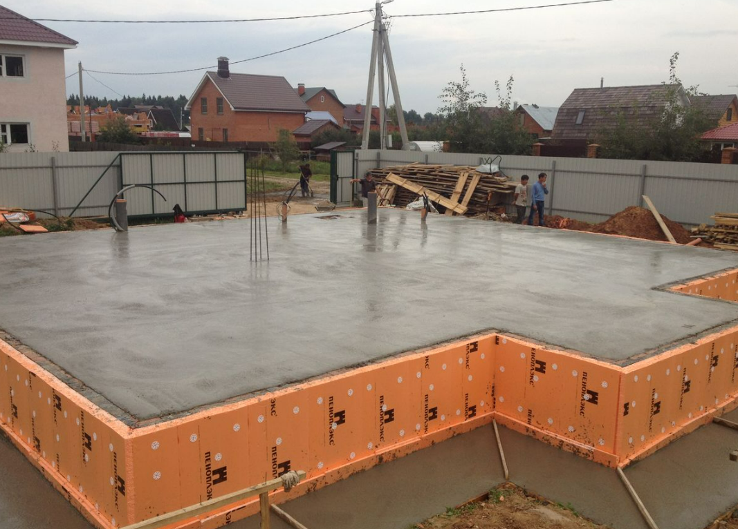 Строительство фундамента