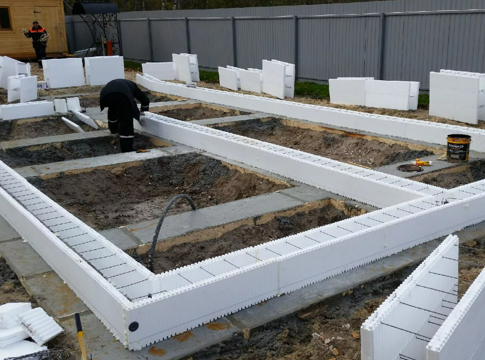 Фундамент под дом из газобетона